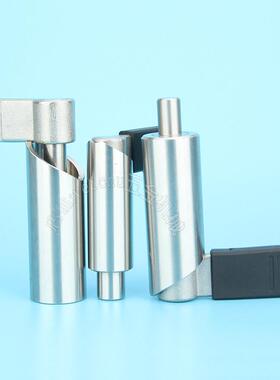 把手型无螺纹分度销 VCN228 L型旋钮柱塞光身定位柱 可焊接拉销