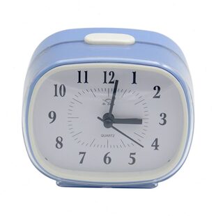 床头创意学生卧室音乐电子机械铃静音简约台式卡通指针夜光闹钟