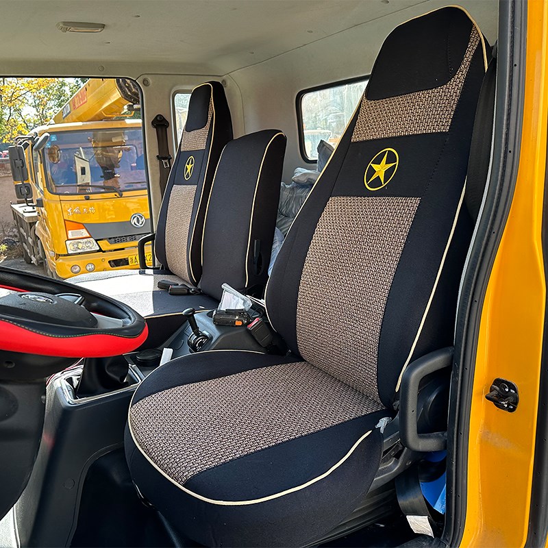 国六大运运隆自卸车全包p围座套 大运G6F6F7G5风尚锐胜亚麻皮坐垫