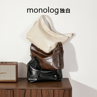 独白云游系列大容量秋冬hobo随性百搭托特包