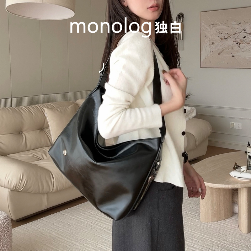 高级质感大容量托特包随性简约