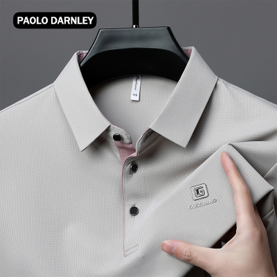 PAOLO DARNLEY/保罗达恩利2025T恤爸爸装商务休闲翻领POLO衫短袖