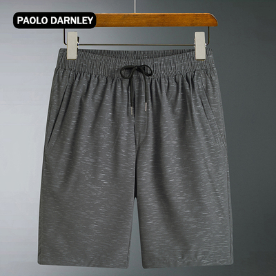 PAOLO DARNLEY/保罗达恩利冰丝裤男修身休闲夏季五分裤运动速干裤