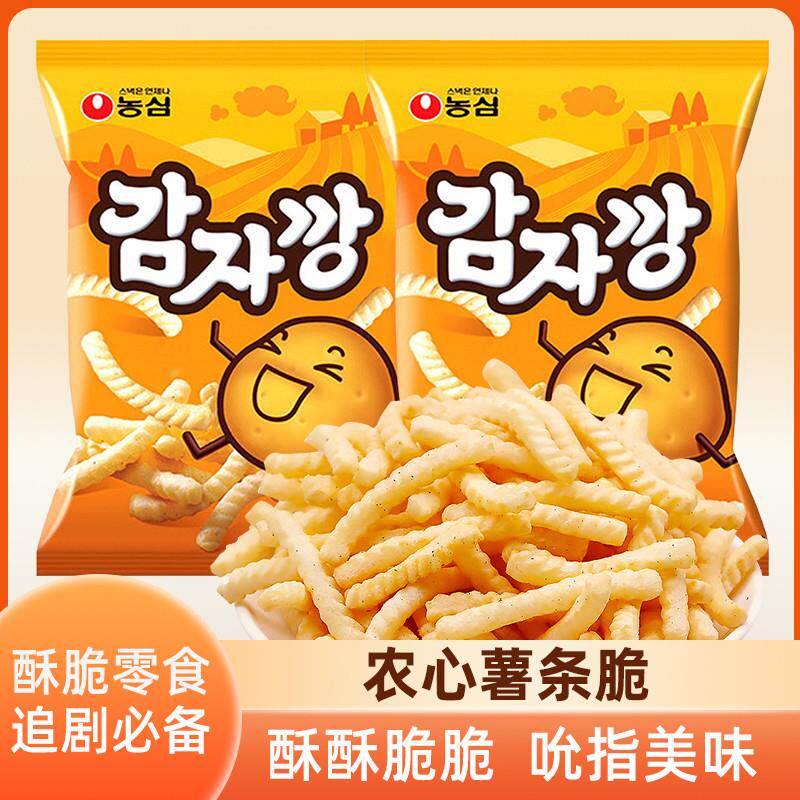 新货韩国进口农心薯条脆原