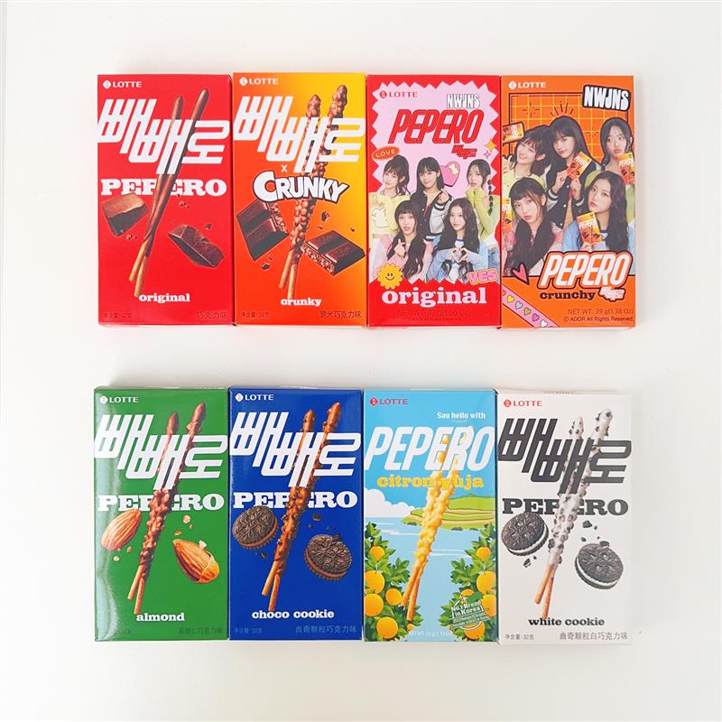 新货高颜值零食韩国进口脆