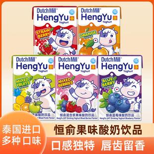 新货恒俞Dutch Mill泰国进口酸奶饮品草莓蓝莓营养混合果味休闲饮