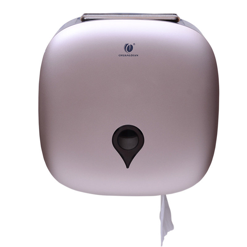 大卷纸盒壁挂式免打孔创点厕所商用卫生间防水大盘厕纸盒纸巾盒