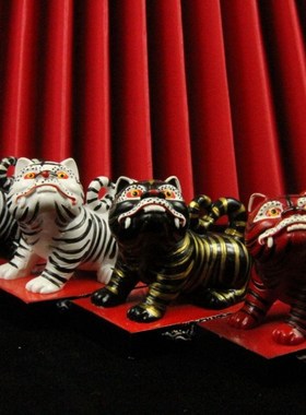 【闽南朝天宫心默园文创】虎爷将军金木水火土色五色俱全