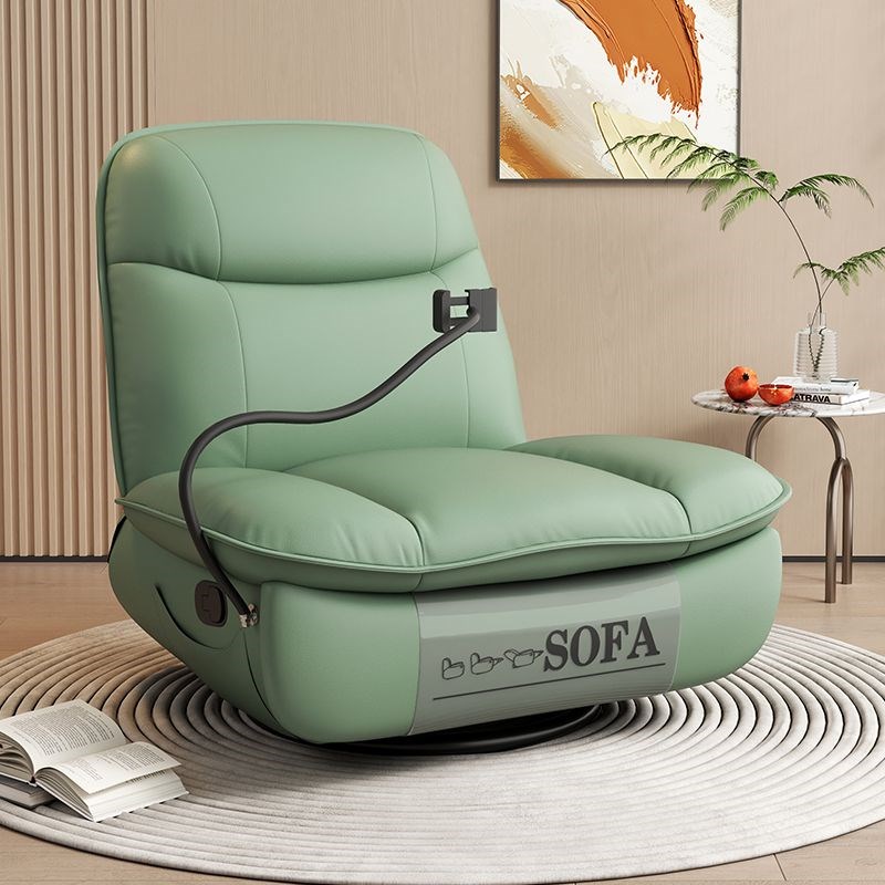 单人沙发多功能躺椅电动客厅懒人按摩美甲头等布艺太空美睫摇摇椅