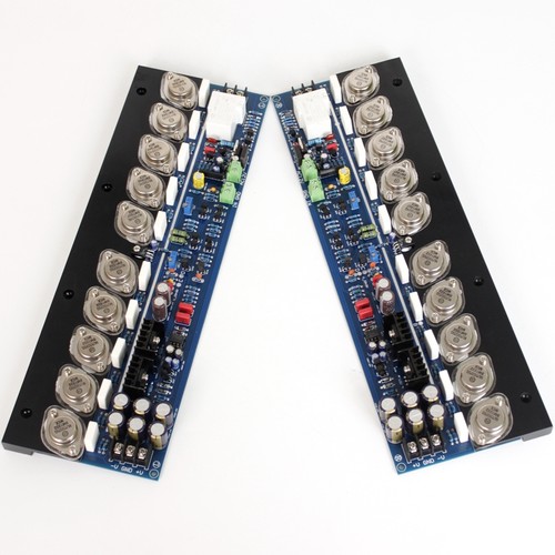 YJ-E505 金封5对管纯后级功放板可调甲类大功率HIFI发烧级(1对)