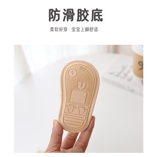 夏季 1岁碎花公主鞋 软底步前鞋 婴儿鞋 女宝宝布鞋 12个月9 子凉鞋