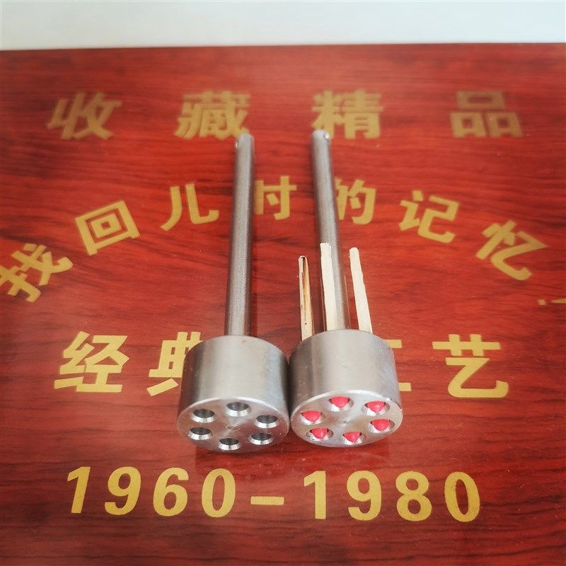 7080后怀旧玩具工艺品摆件打火柴不锈钢自动转轮六连装