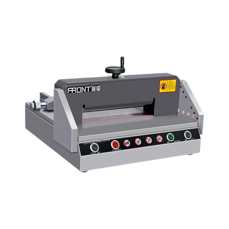 FRONT前锋切纸机电动自动切书机裁纸机重型厚层小型裁切机台式桌
