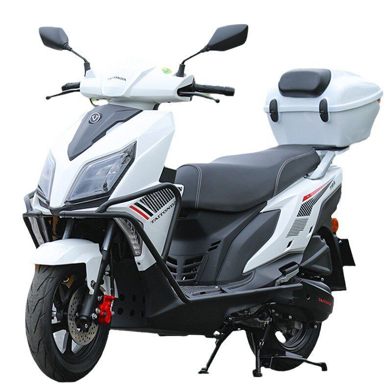 新款台田125cc网红款UY3代国四电喷踏板摩托车全国可上牌省油踏板