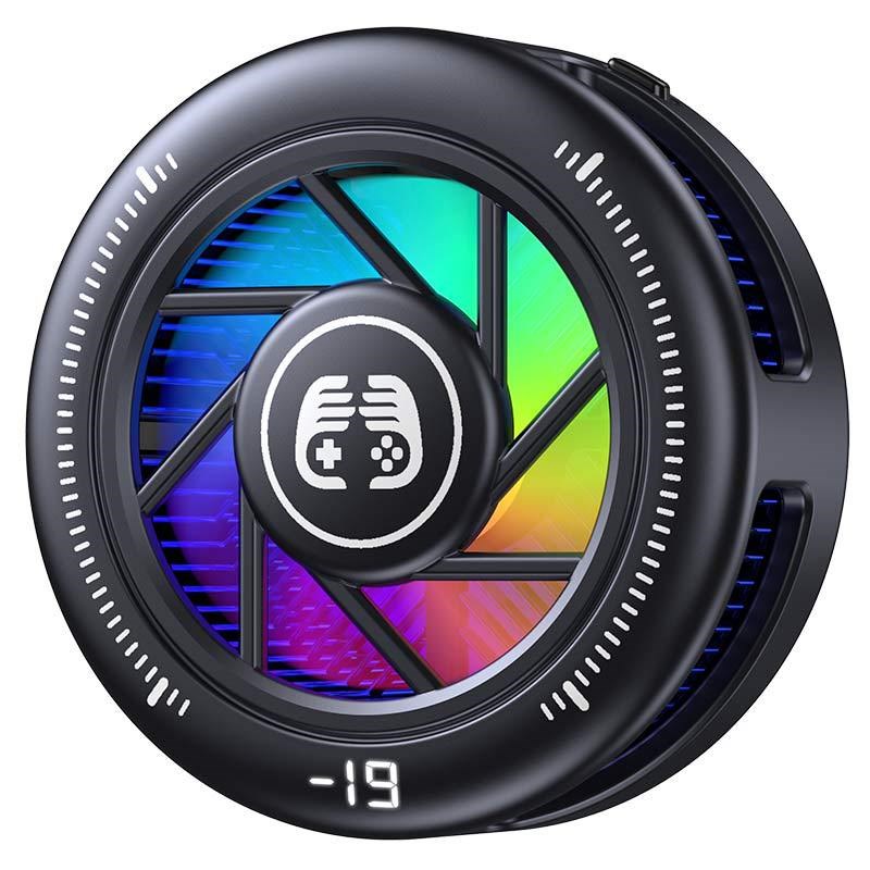 2025新款FS13手机散热器AI数显智能温控半导体直播降温制冷散热器