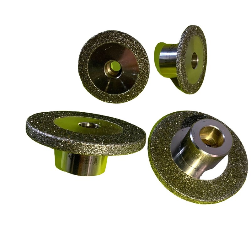 机器人打磨铸铁金刚石砂轮 粗砂磨皮 抛光带柄磨 磨边磨轮 修角片