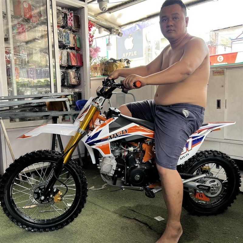 K65越野摩托车 山地全地形成人儿童125cc汽油摩托车卡丁车