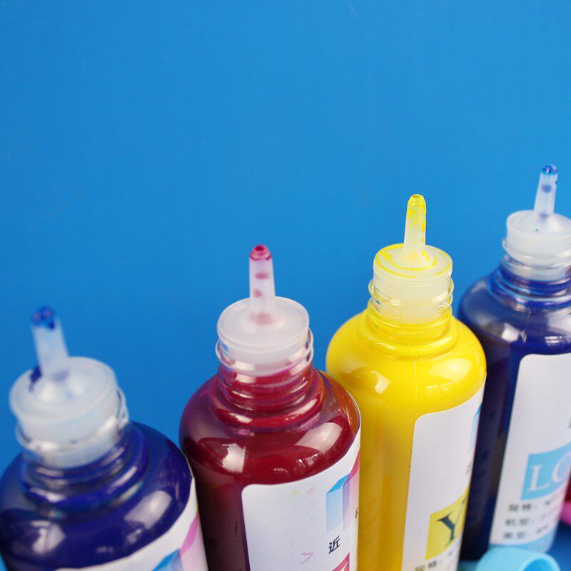 近朱者 铜版纸颜料 直印免加热墨水 打印机颜料墨水连供墨水100ML