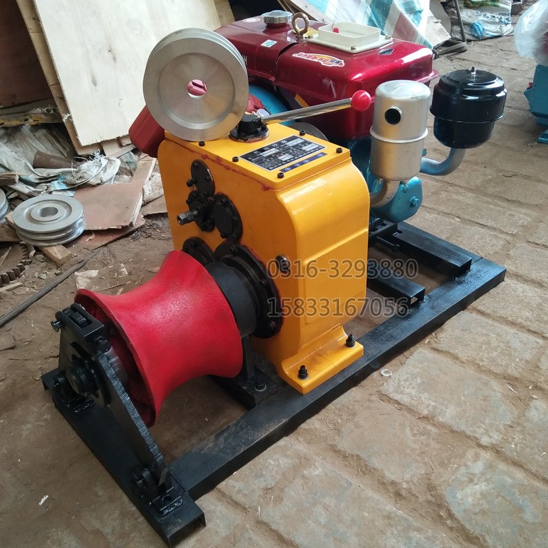 绞磨机3吨5吨8吨柴油绞磨机快速机动绞磨机电动绞磨牵引机卷扬机