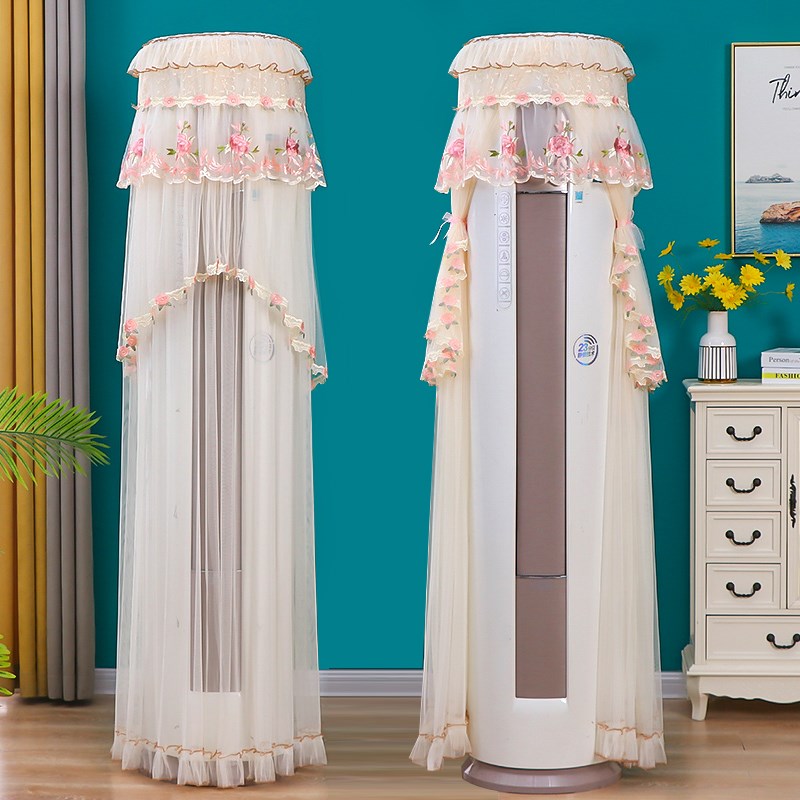 2024新款空调罩防尘立式圆柱形开机不取客厅柜机空调罩3匹空调套