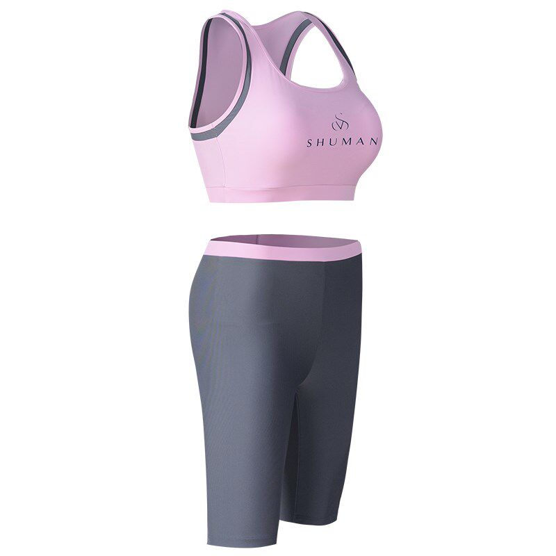 两件式泳衣女三件套遮肚海边度假罩衫2025新款高级感五分裤运动泳