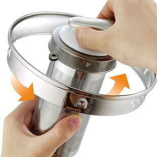 304不锈钢养生壶漏网滤茶器网茶壶内胆玻璃壶过滤网花茶煮茶器