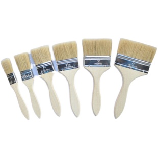 高级毛刷 长毛油漆刷子 木柄毛刷子 扫灰刷油刷  20包