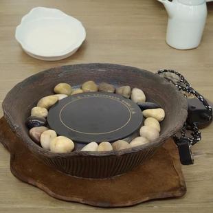 明德园家用仿古厂家直销茶炉电陶炉老岩泥室内煮茶炉复古静音茶炉