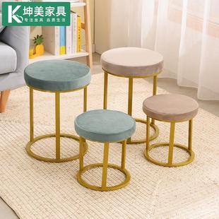 小凳子家用换鞋凳卧室化妆凳梳妆台凳餐凳轻奢子母凳客厅阳台矮凳