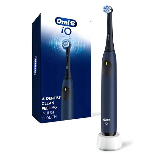 美版Oral-B欧乐B iO2电动牙刷3模式自动压力感应深蓝色