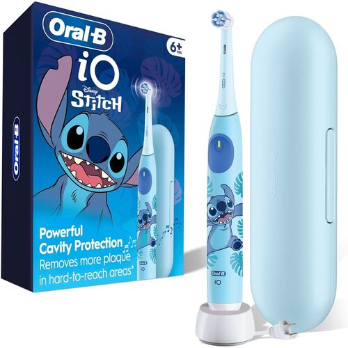 美版Oral-B欧乐B iO儿童电动牙刷Stitch款3模式音乐定时器28天续