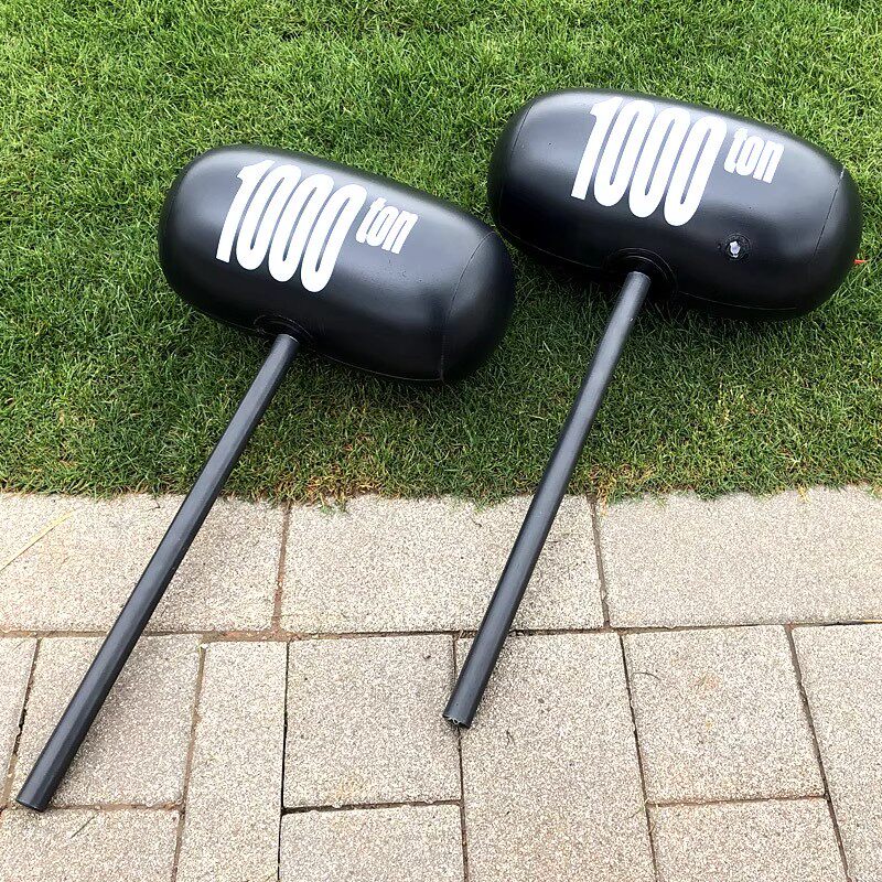 充气千吨超大锤子气球网红空气棒千斤榔头敲打游戏地摊加厚