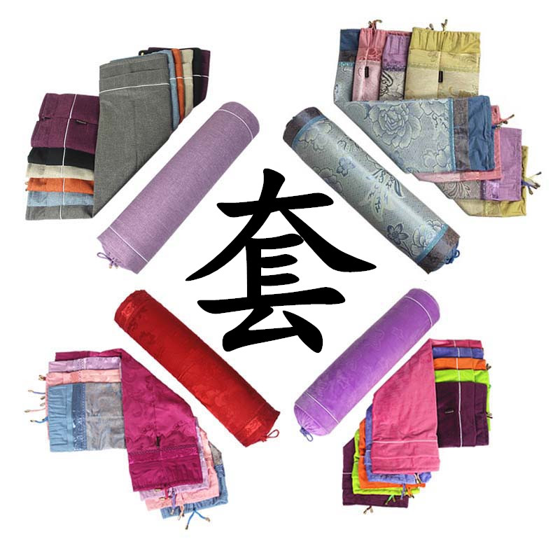 纯色长型a圆柱糖果枕头套男朋友长条睡觉抱枕圆形靠垫靠枕换洗套