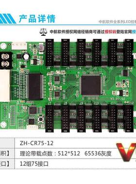 中航全彩接收卡ZH-T8室外T12LED显示屏控制卡T16大屏幕处理器