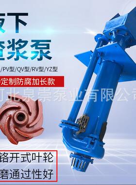抽沙泵40PV-SP.65QV-SP.100RV-SP液下渣浆泵高铬耐磨泥浆泵排污泵