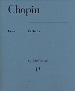 亨乐原版 肖邦24首前奏曲全集钢琴谱op28 钢琴谱电子版Chopin