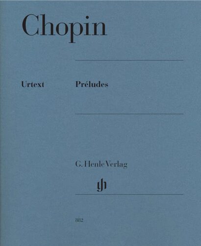 亨乐原版 肖邦24首前奏曲全集钢琴谱op28 钢琴谱电子版Chopin