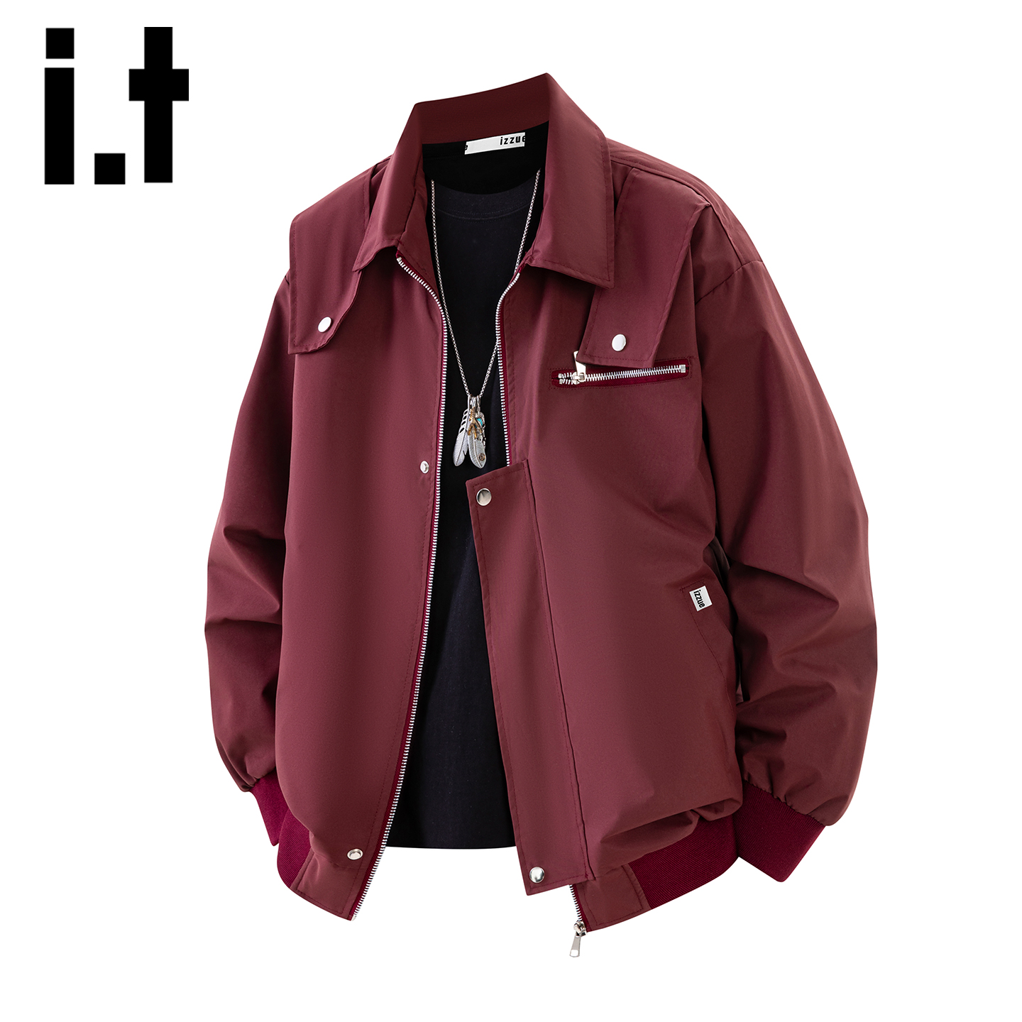 itizzue美式复古夹克外套男士