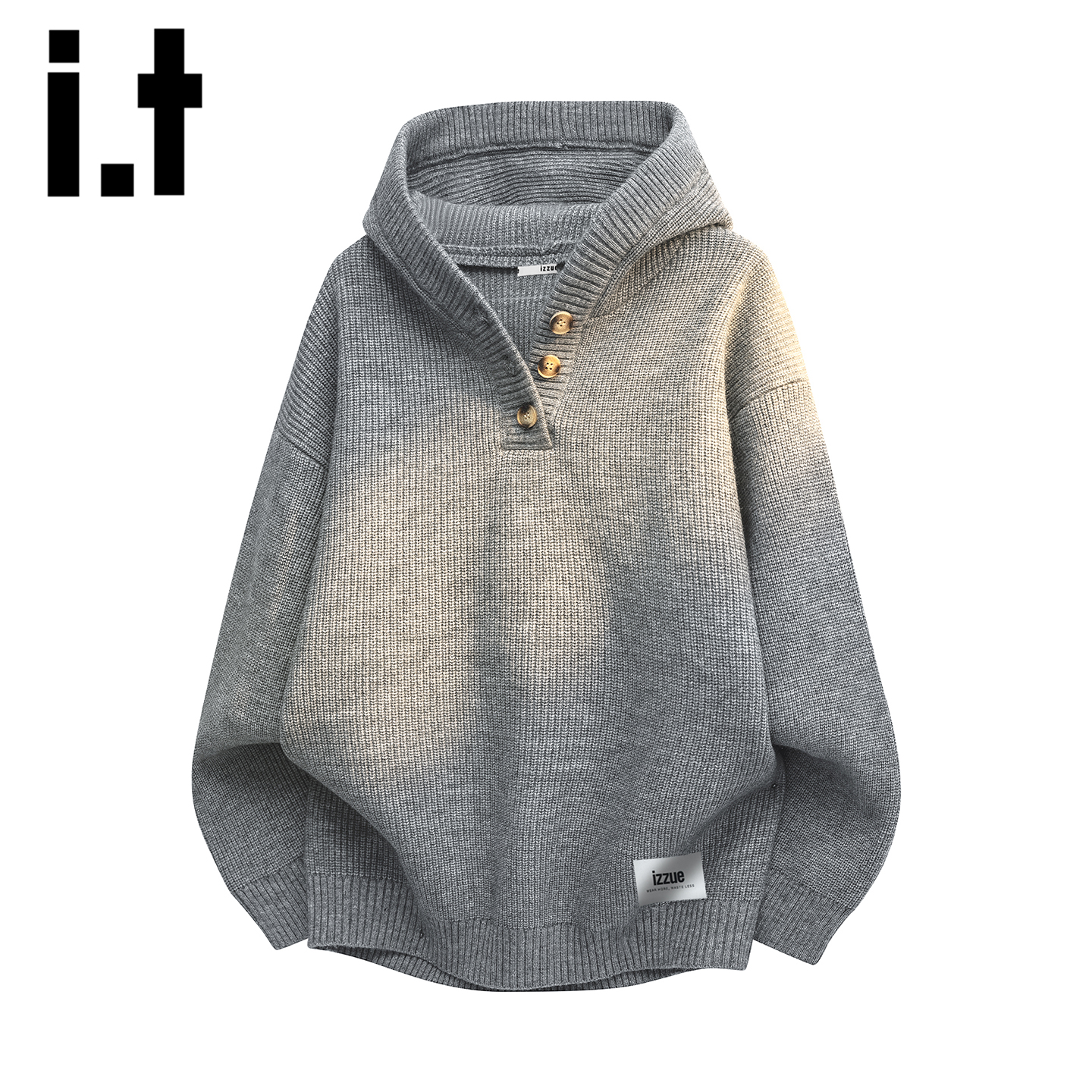 itizzue秋冬季慵懒风针织衫男