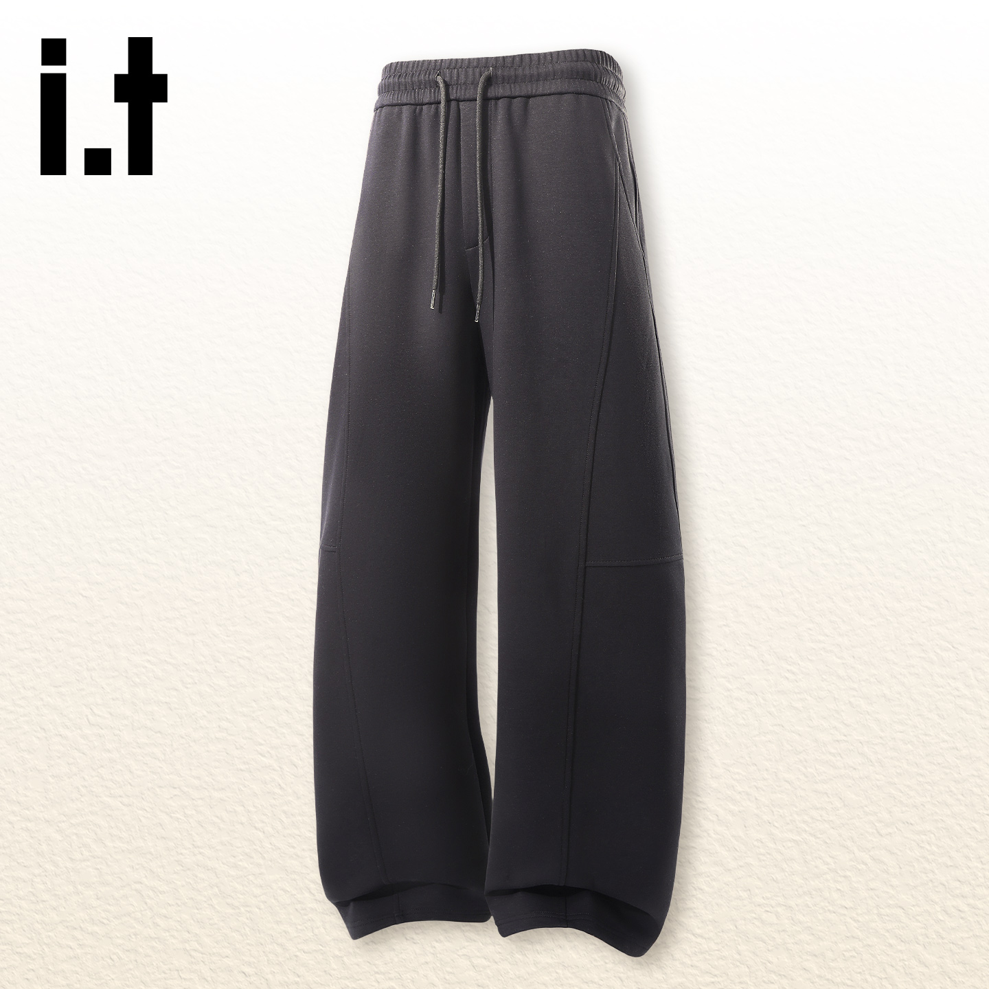 it izzue美式运动裤男女款潮流街头风重磅弯刀裤春秋季新款裤子4P