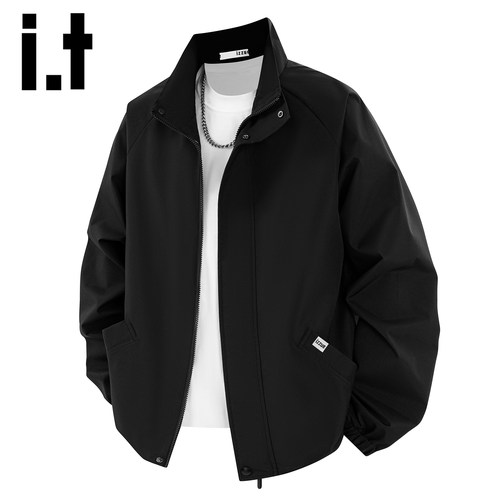 itizzue美式潮牌立领夹克男