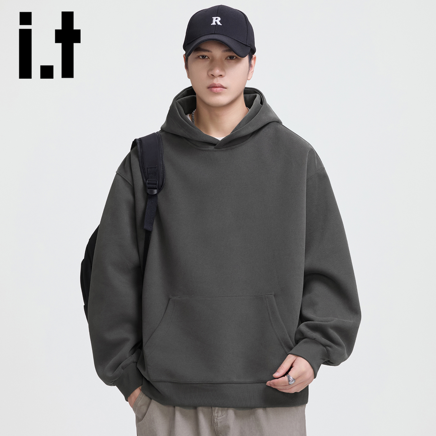 itizzue重磅高品质男士连帽卫衣
