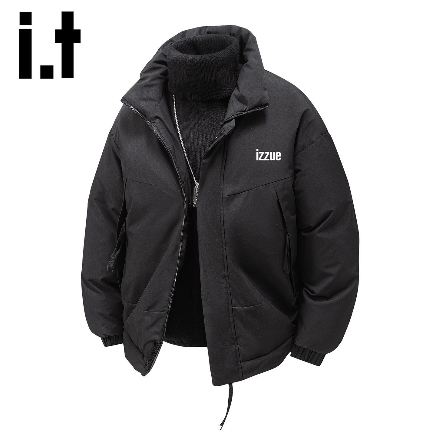 itizzue秋冬加厚保暖羽绒服男