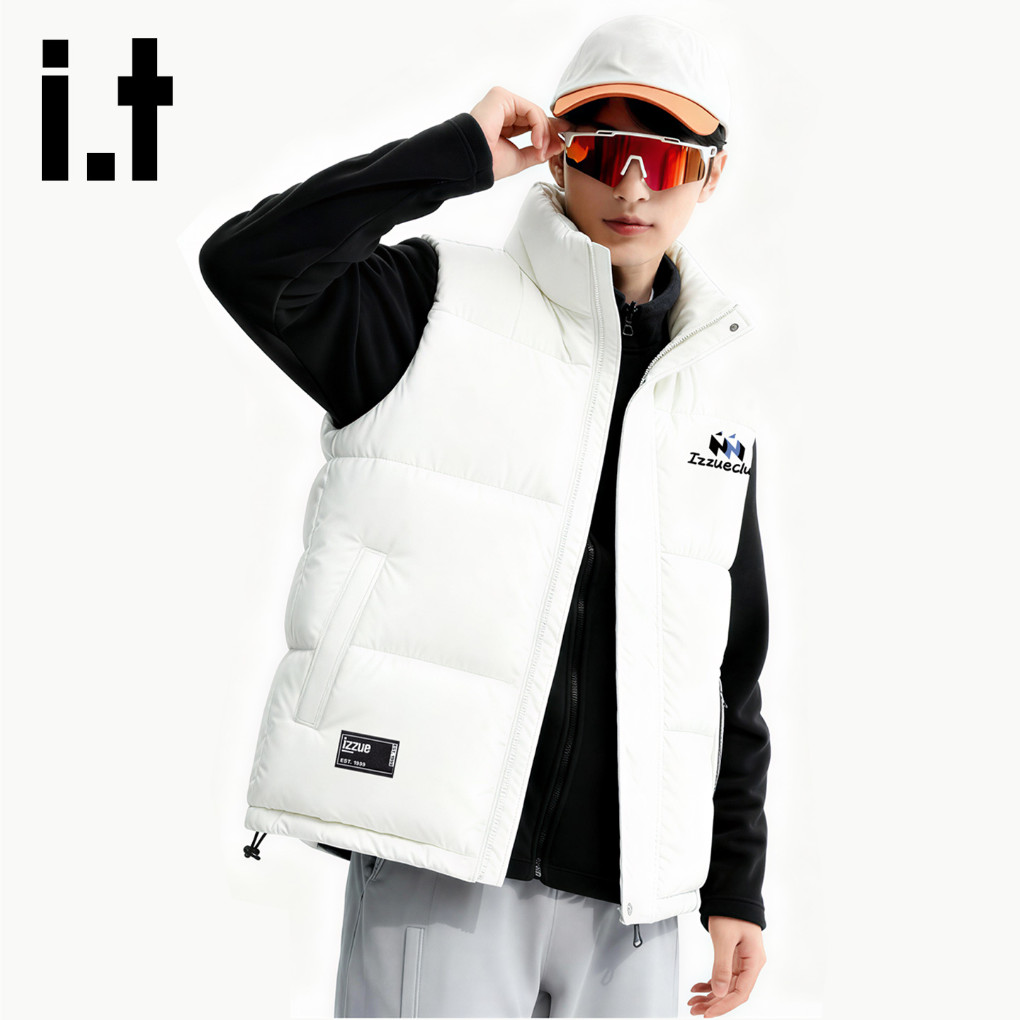 it棉马甲男户外运动风外套