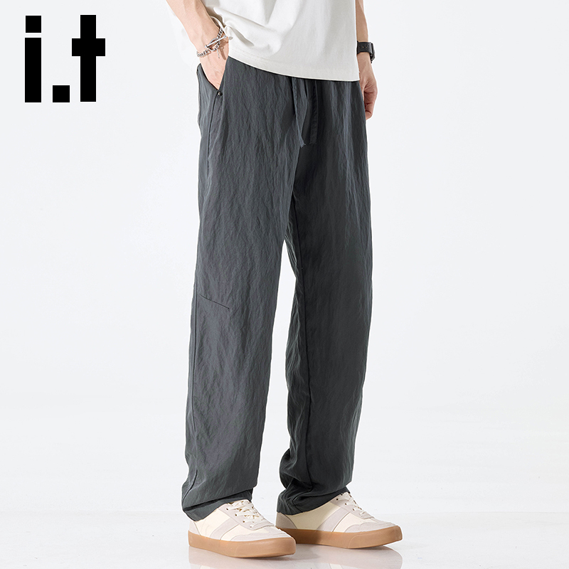 itizzue莱赛尔天丝裤子男夏季