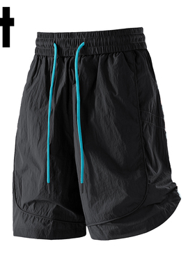 it izzue冰丝速干短裤男夏季薄款2026潮牌百搭运动休闲五分中裤Y