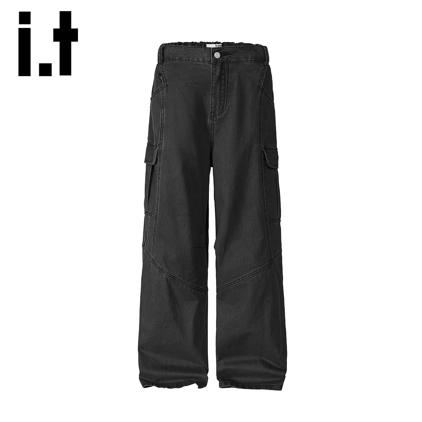 itizzue秋季纯棉透气牛仔裤男