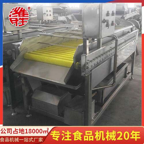 全自动喷淋式清机设淋备 类0214根茎蔬菜喷洗式清洗机 喷淋式清洗