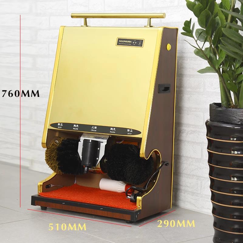 电梯口擦鞋机全自动公用刷鞋器酒店广告电动感应豪华大堂钛金家用