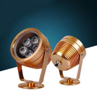 庭院投光灯假山外墙射灯草坪园林绿化景观灯金色射灯户外防水